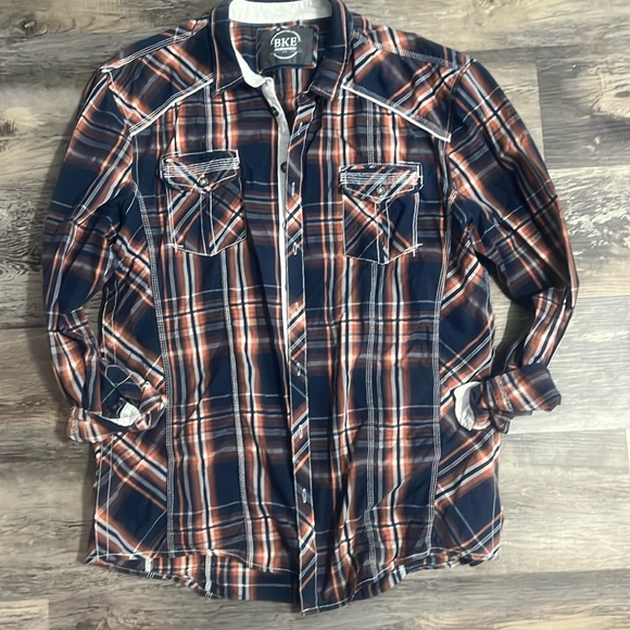 BKE Other - Plaid button down shirt